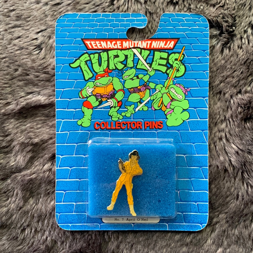 Tmnt April O’neil #7 1989 Collector Pin-Teenage Mutant Ninja Turtles-Ace